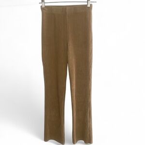 BILLABONG TAN CORDUROY RIBBED KNIT ELASTIC WAIST PANTS SIZE SMALL